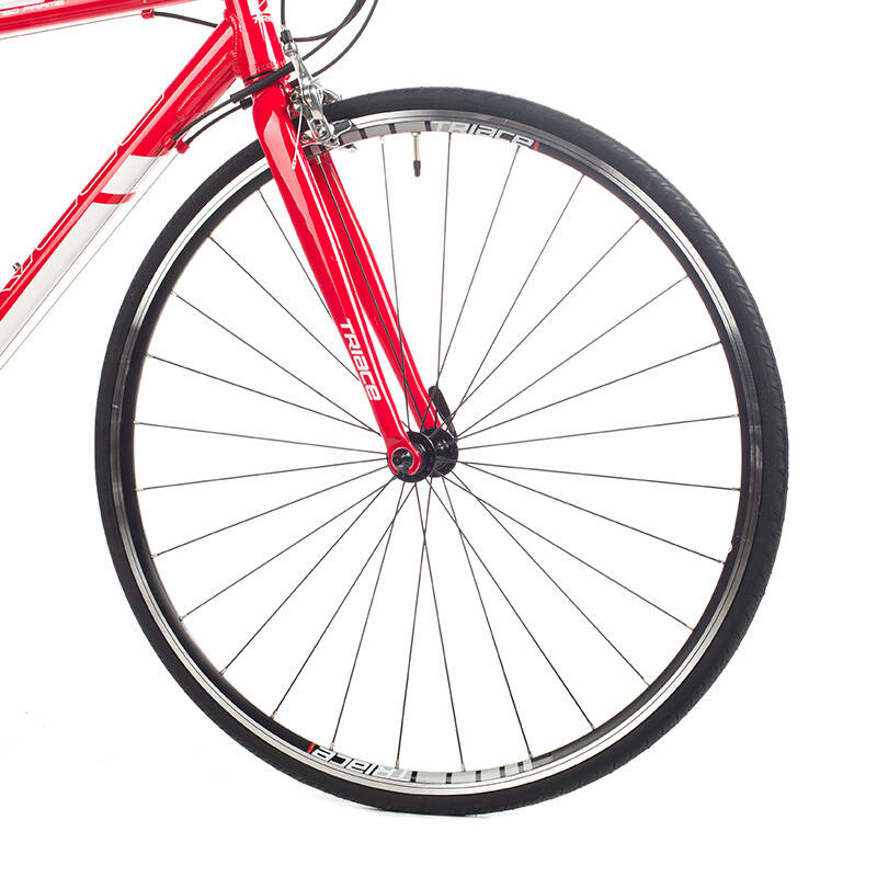 triace(骓驰)自行车 shimano 24速 双v刹 铝合金公路车s120 清红 700c