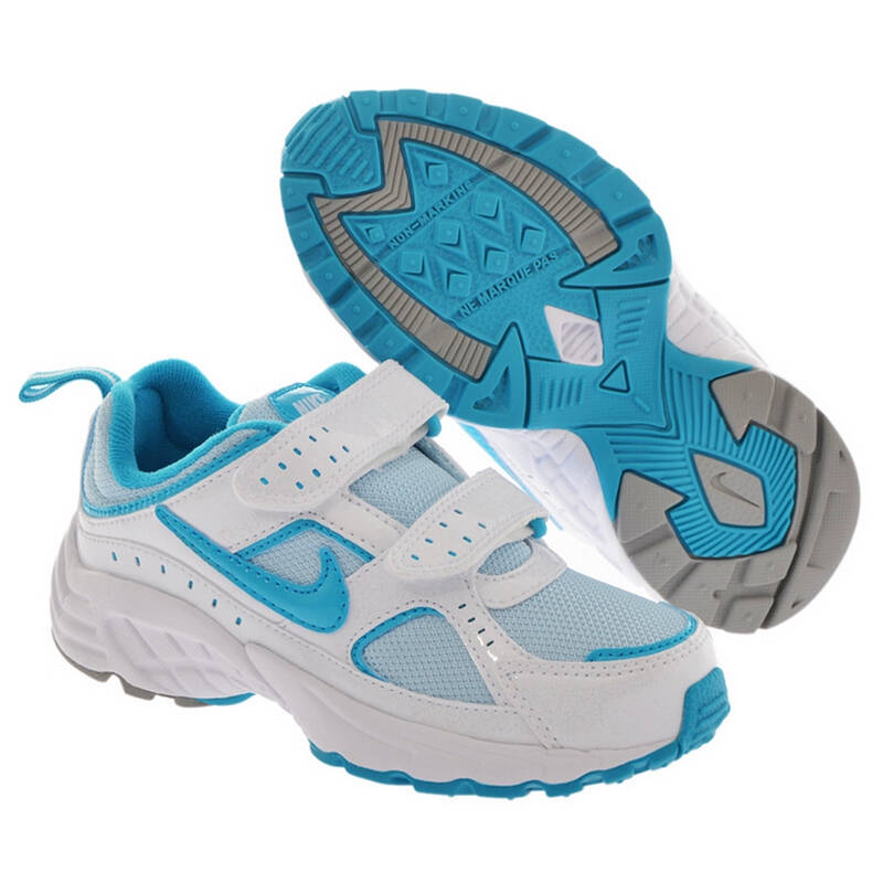 耐克nike童鞋 儿童运动鞋 加高加宽429590 蓝白401 11c(17cm)