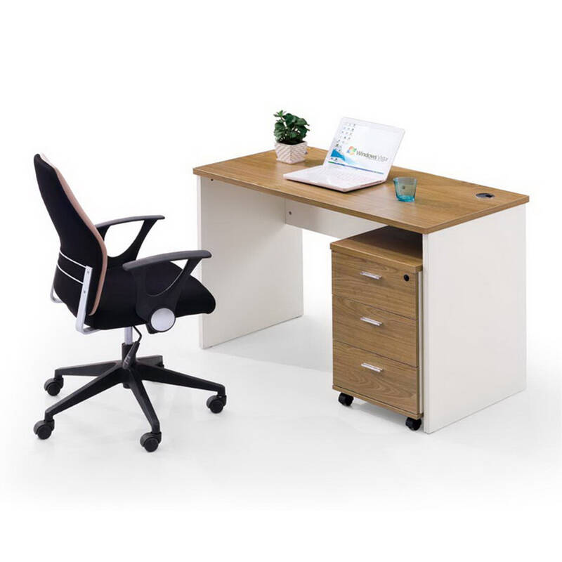 诩弈办公家具办公桌经典单人桌员工桌简约职员桌电脑桌 款式三