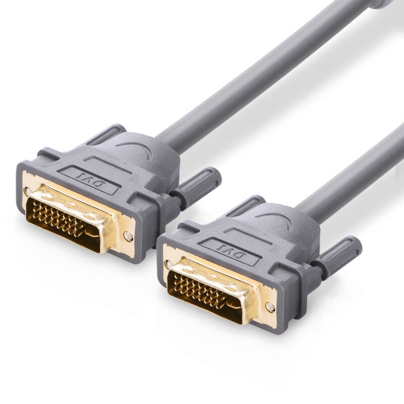 dvi数字高清信号连接线 dvi(24 1)公对公双通道 dvi-d线电脑显示器线