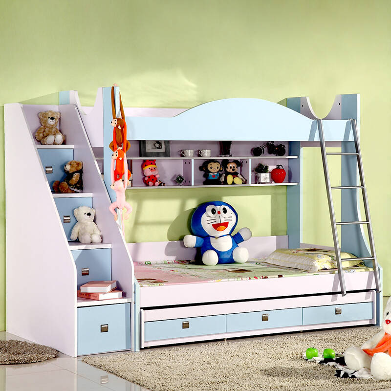 童乐岛 环保儿童双层床 儿童床子母床 高低床 上下铺床 双层床 纯色 1