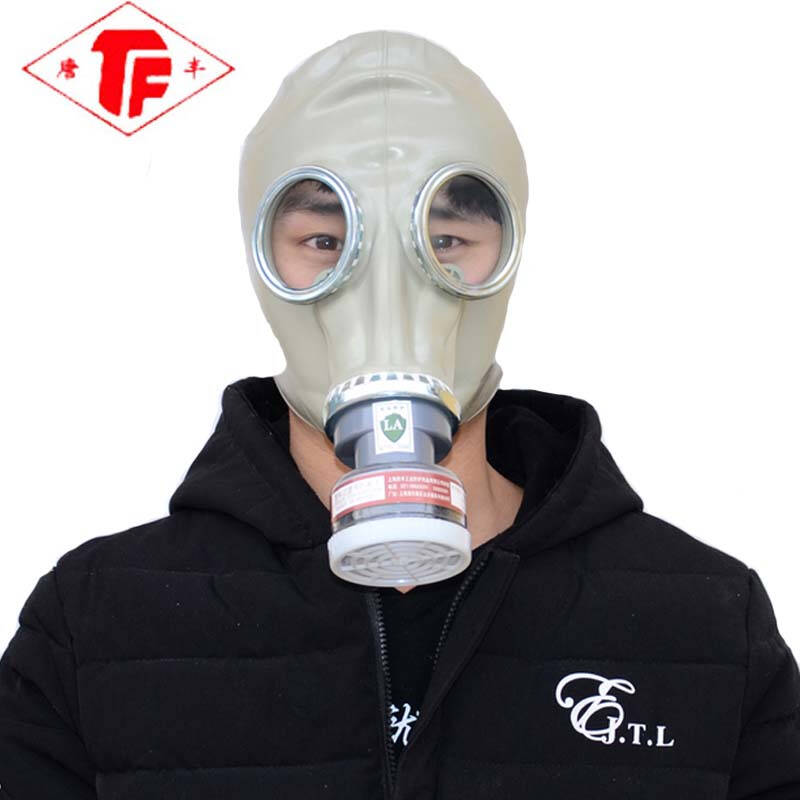 唐丰防毒面具化学化工逃生全面罩防有机面具火灾消防气体喷漆口罩福州马尾电影院图片