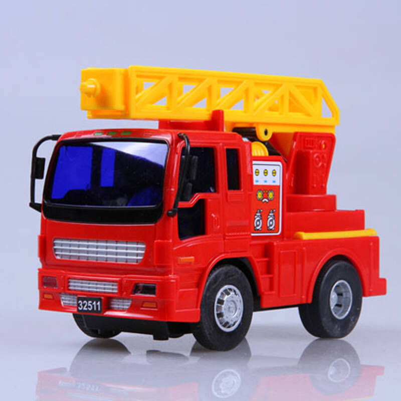 力利工程系列32511 小型云梯车 惯性玩具车