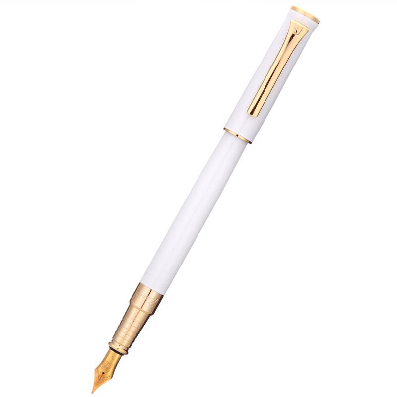 毕加索(pimio)ps-988 纯白金夹钢笔/墨水笔