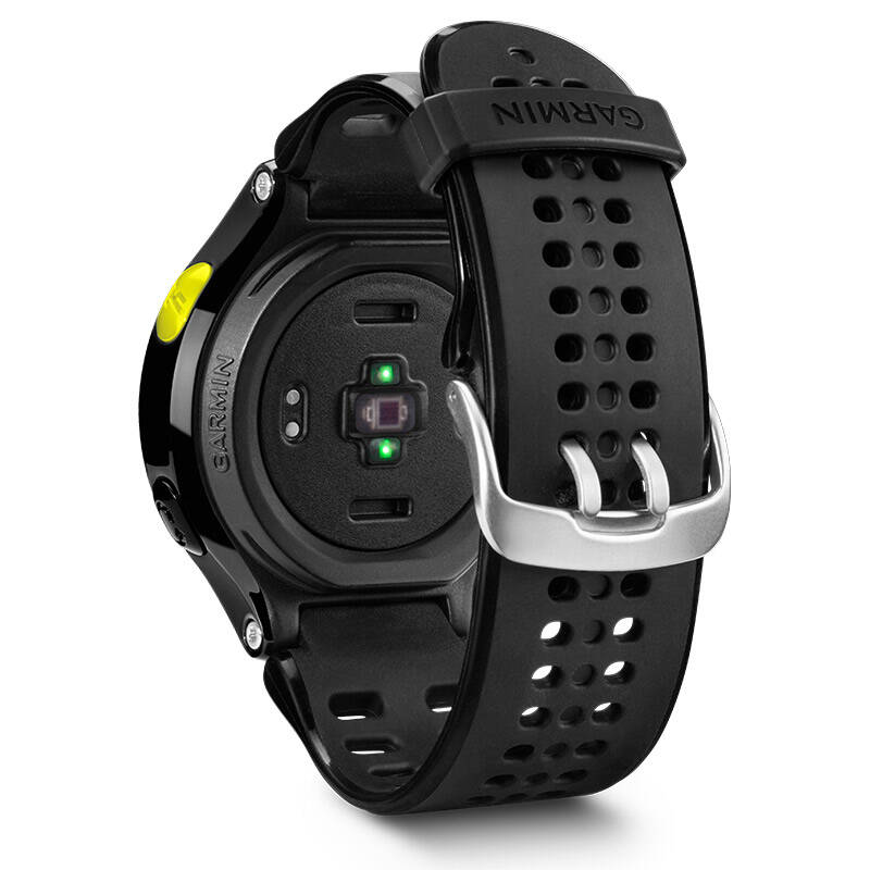 佳明(garmin) forerunner225gps 户外手表跑步心率表实时心率 黑绿色