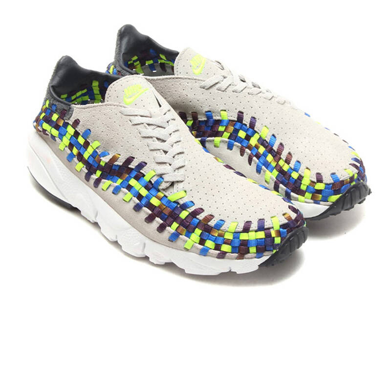 nike 耐克 air footscape woven 男子彩虹编织潮流休闲鞋417725