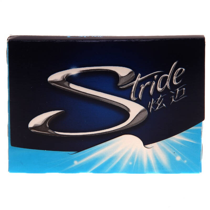 炫迈(stride) 无糖口香糖薄荷味12片 21.6g 新老包装随机发货 自营