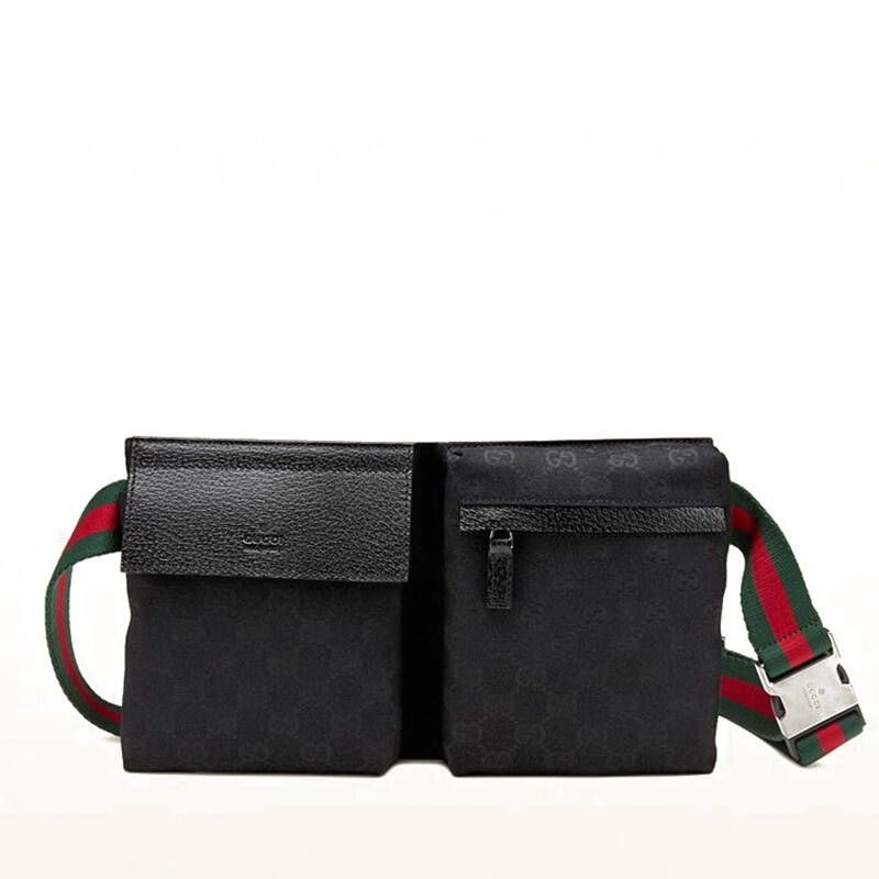 古驰(gucci) 男士新款轻便腰包 28566rf4for 黑色图片