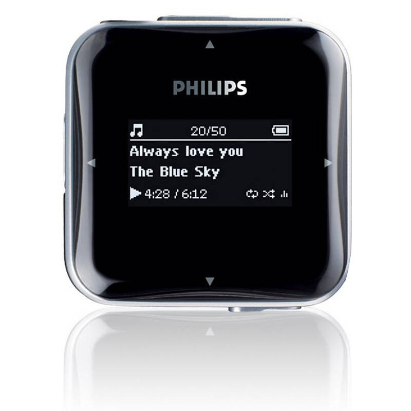 飞利浦philipssa028304k93飞声音效4gmp3数码播放器黑色