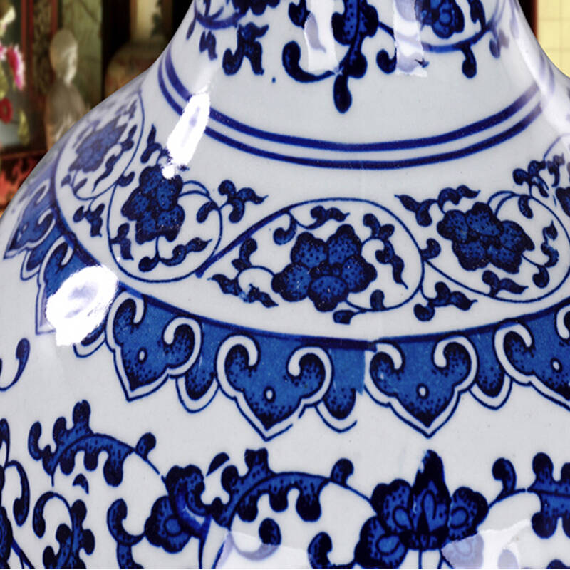 陶之念 景德镇陶瓷器花瓶 现代时尚青花瓷装饰品摆设