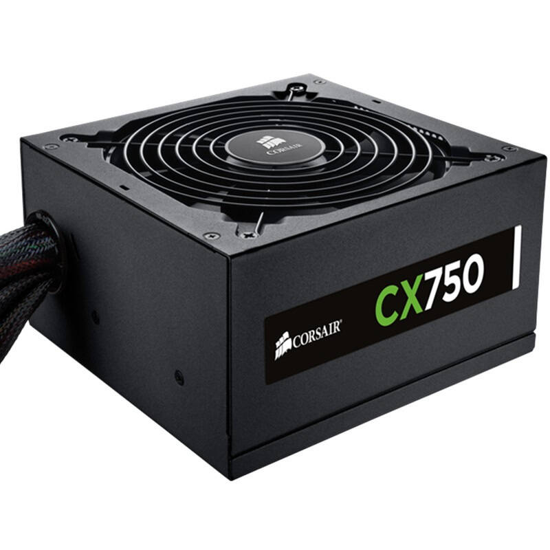 美商海盗船(uscorsair)额定750w cx750 电源(80plus铜牌认证/12cm风扇