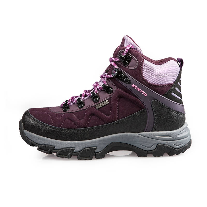 悍途humtto新款冬季登山鞋女保暖户外女鞋 紫色常规码