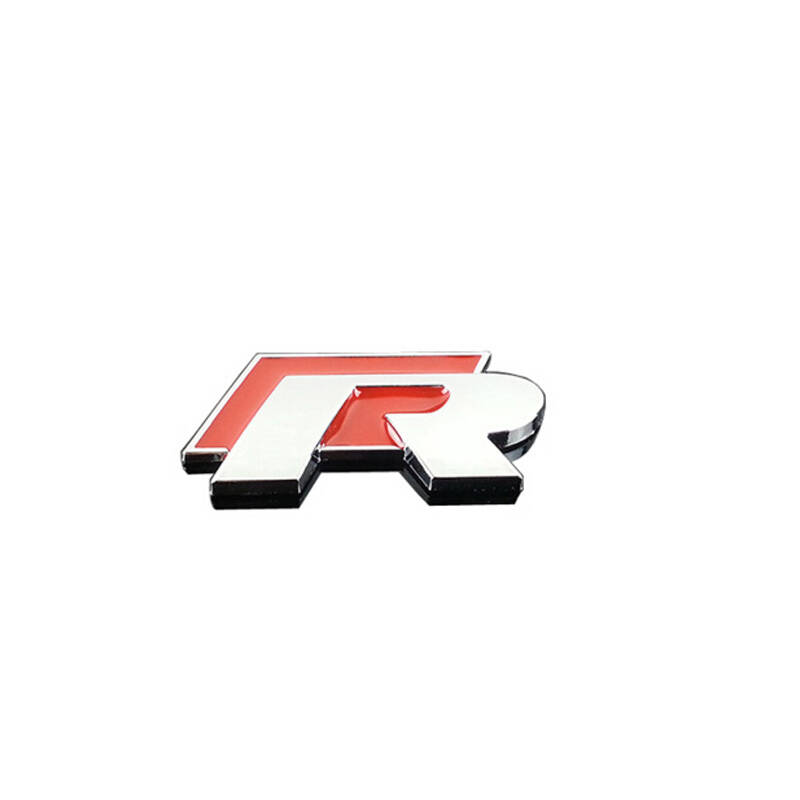 rline金属车贴 r中网标桑塔纳朗逸速腾高尔夫6/cc尚酷途观标志 r标贴