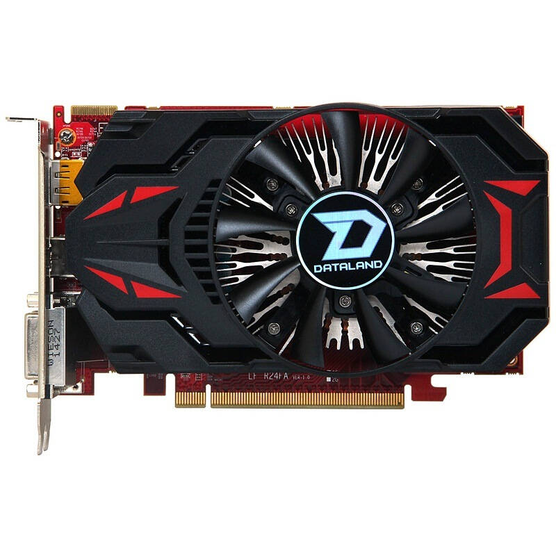 (dataland)r7 260x 超能 1g ds 二代 1000/5000 1gb/128bit gddr5显卡