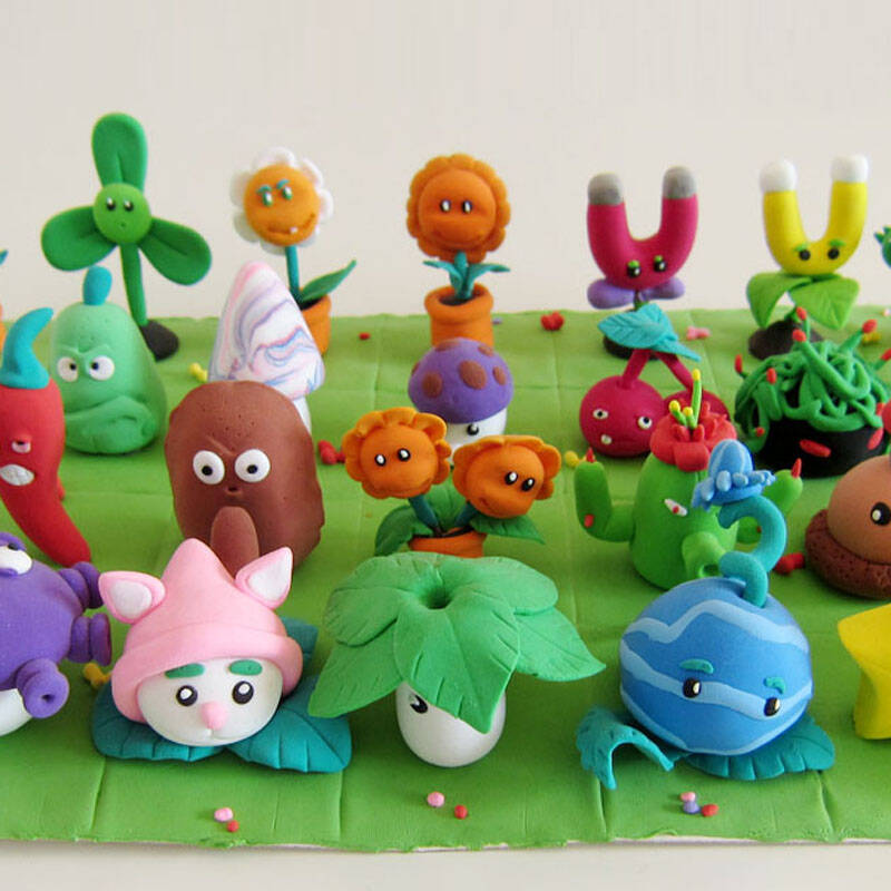 超轻粘土粘贴画幼儿园图片展示