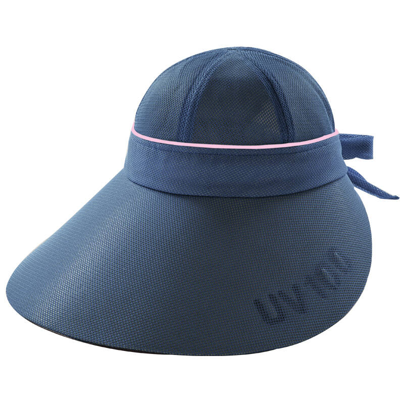 台湾uv100 专业防紫外线超大帽檐遮阳帽透气硬沿骑车防晒帽太阳帽子