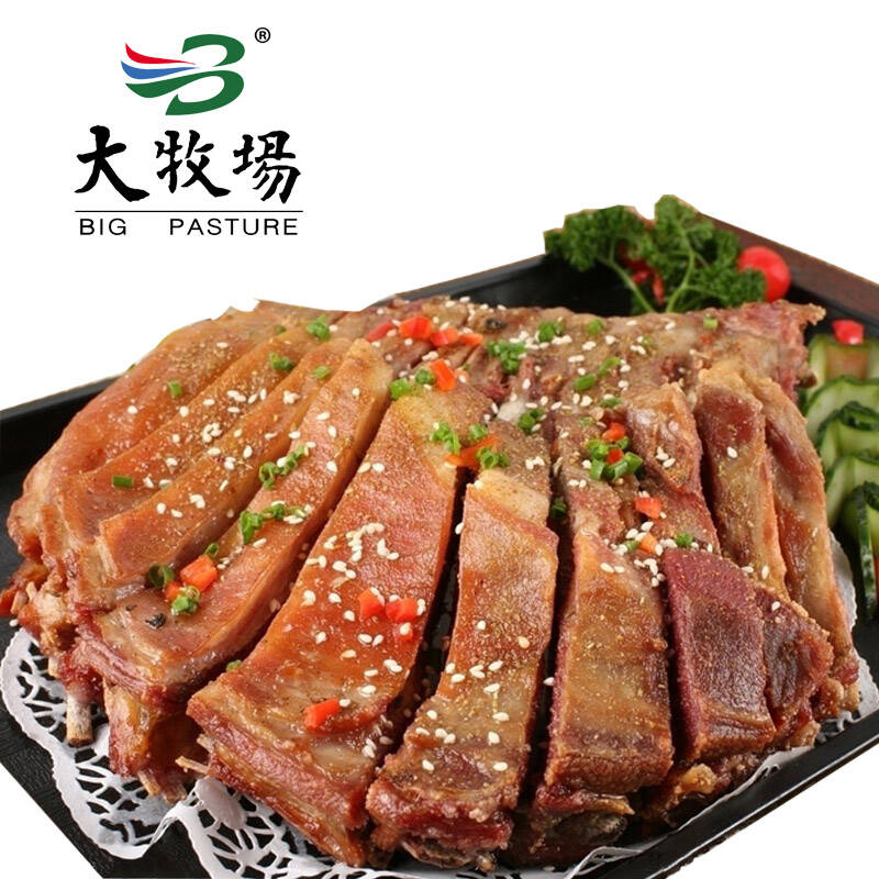 大牧场(big pasture)正宗内蒙古特产 即食蒙餐 手撕羊肉 酱卤羊排500g