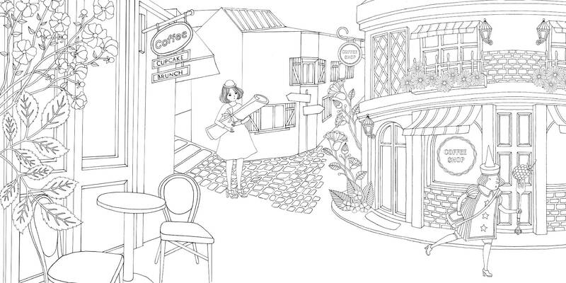 奇幻梦境中所有的涂色