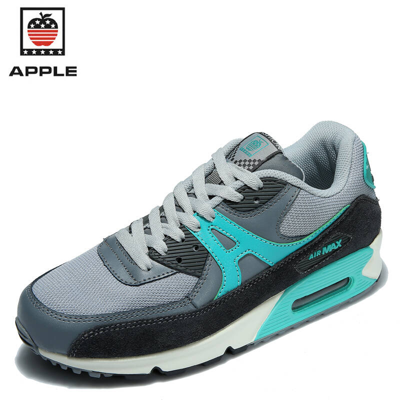 美国apple苹果max90秋冬新款休闲气垫网面运动鞋情侣减震增高跑步男鞋
