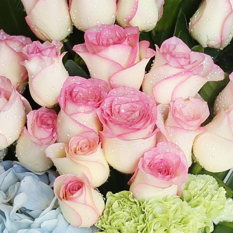 【中礼】鲜花速递 精品精美艺术 混搭玫瑰花束 全国花店同城配送 鲜花