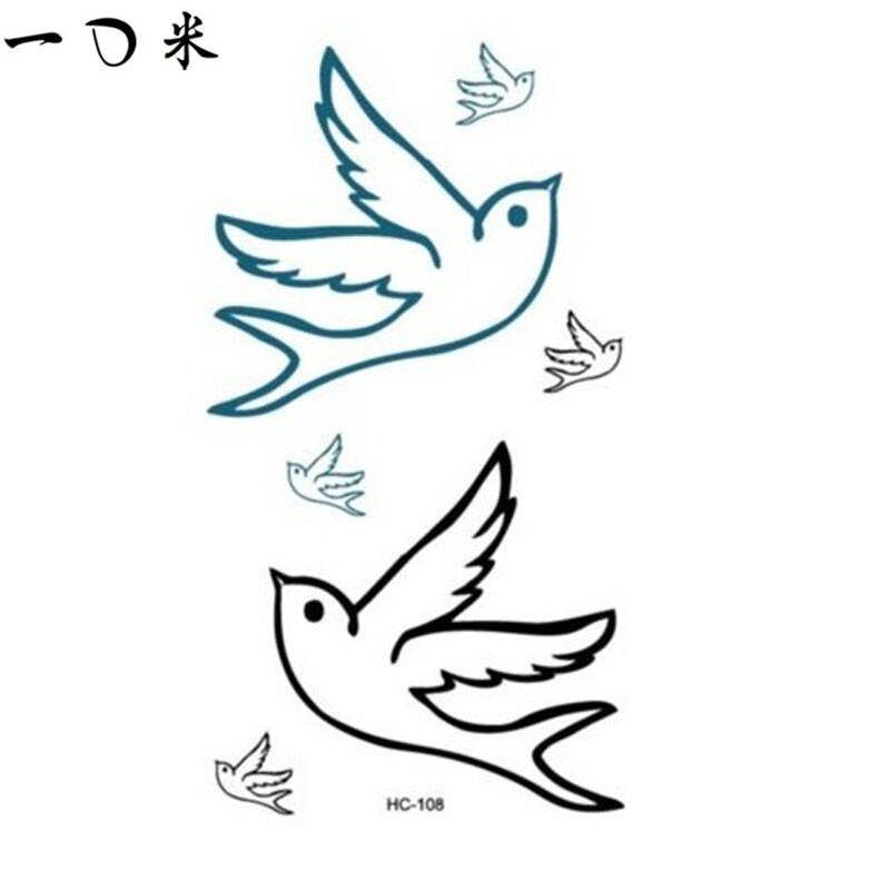 贴纸米可定制课程一口蓝色款个性款黑纹身男女小a课程室内设计速涂情侣图片