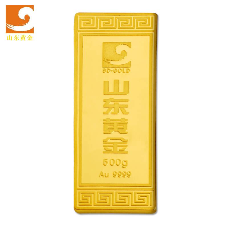 山东黄金 au9999长城型投资金条500g