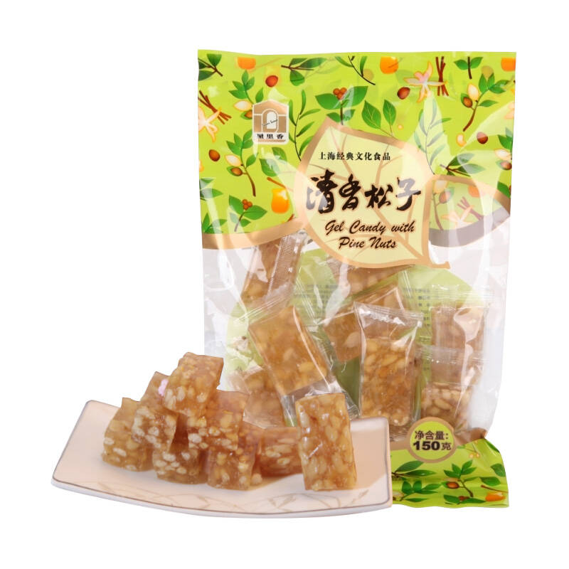 【上海馆】上海特产 屋里香 清香松子糖 150g/盒 手工糖果 特色零食