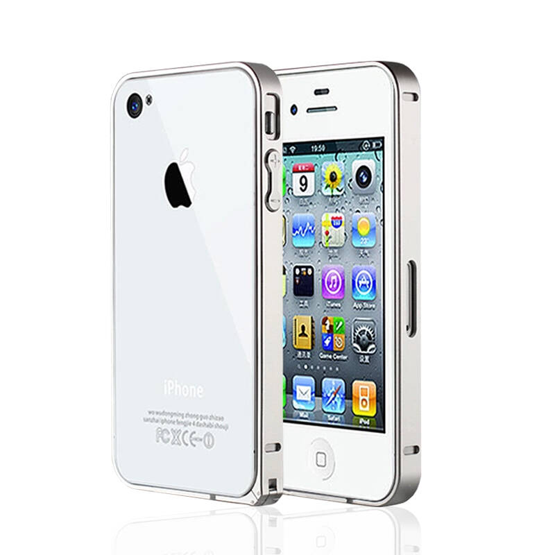 zenus 金属边框手机壳手机套外壳 适用于iphone4s/4s