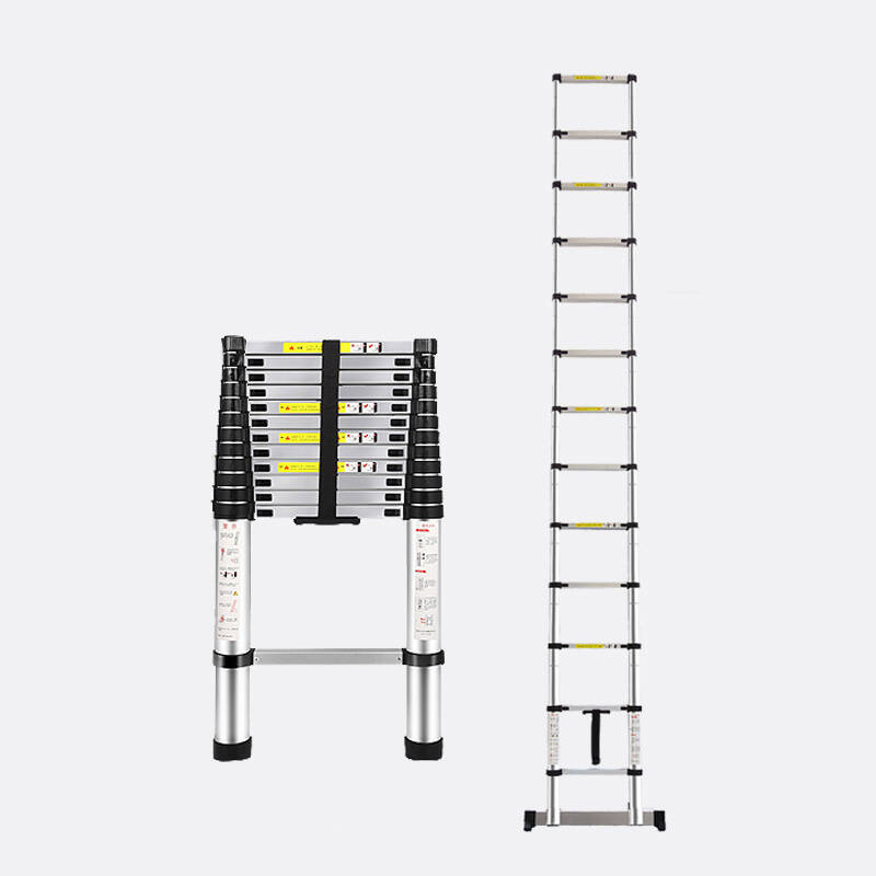 【京好】家用组合梯子 加厚铝合金伸缩梯工程用人字竹节梯a149 单面13