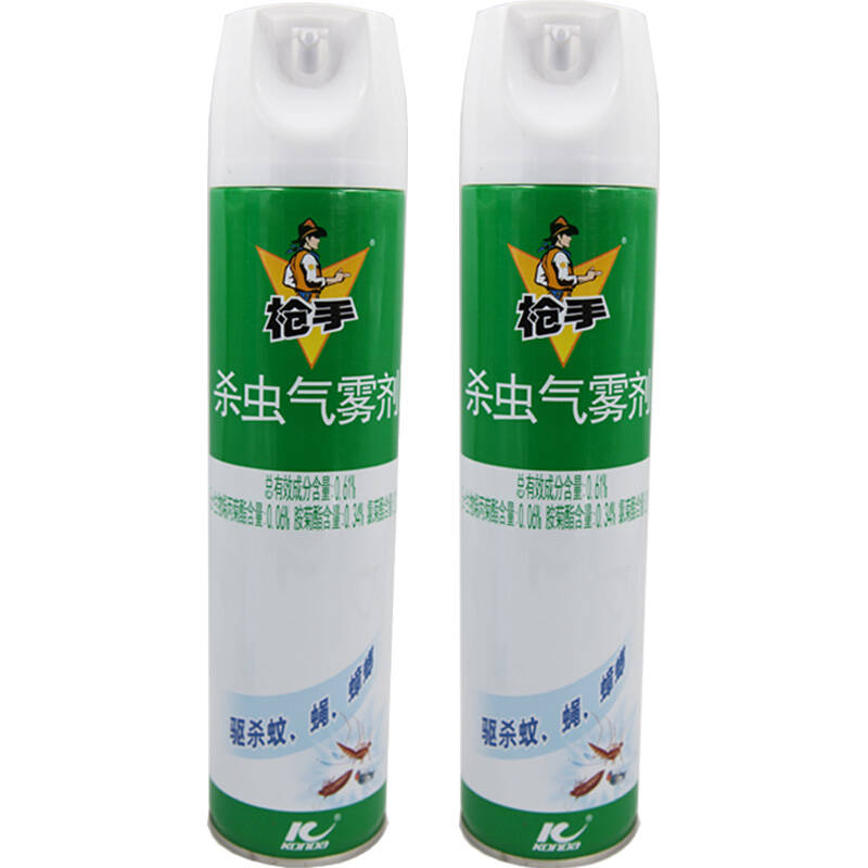 枪手小骑士杀虫剂 600ml x 2瓶 组合