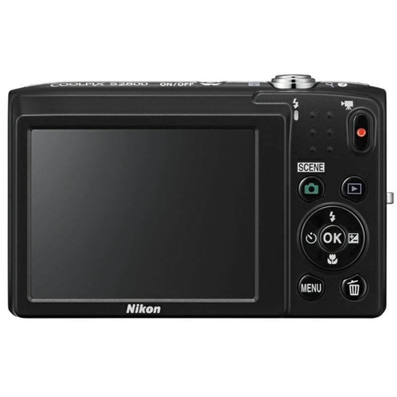 尼康(nikon) coolpix s2800 便携数码相机 黑色(2005万像素 2.