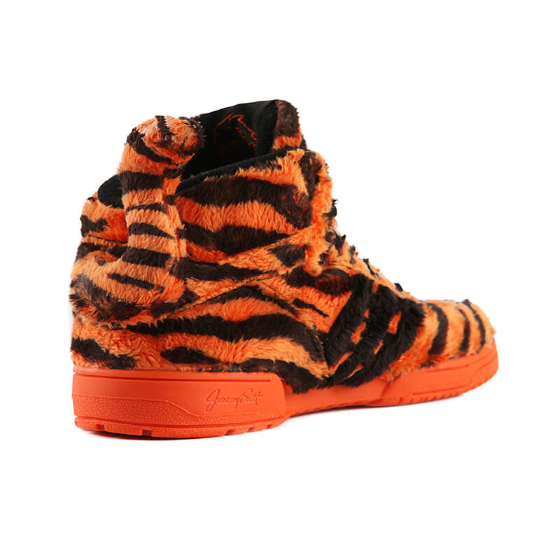 adidas jeremy scott tiger三叶草 虎尾巴 超限量童鞋