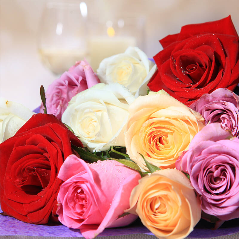 爱唯一鲜花速递11枝玫瑰花束七夕情人节鲜花 基地直送 七夕特供款