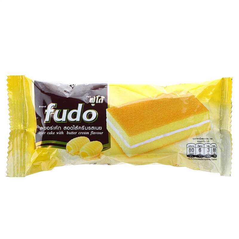 【京东超市】马来西亚进口 福多(fudo)蛋糕 奶油味 432g