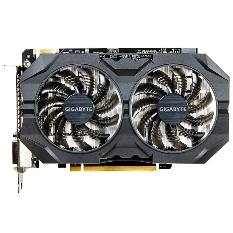技嘉(gigabyte)gv-n950wf2oc-2gd gtx950 1102-1279mhz/6610mhz 2gb