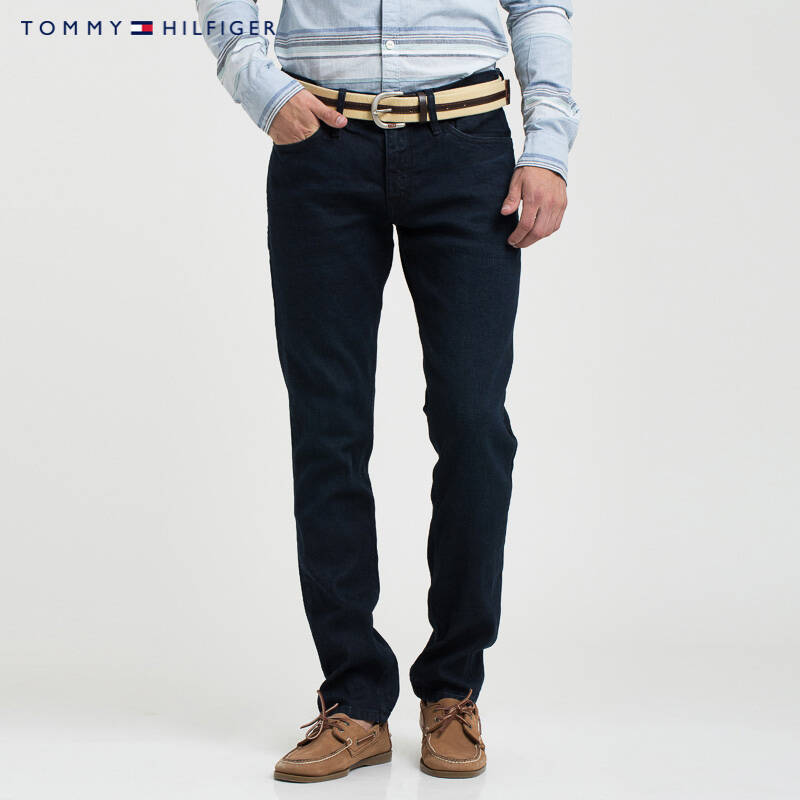 tommy hilfiger 品牌logo牛仔裤(梅西版) | 1957882947lf 923深蓝色