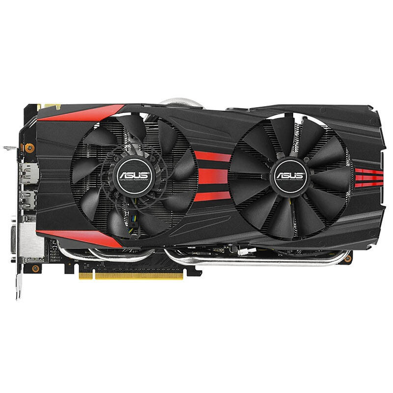 华硕(asus) gtx780ti-dc2-3gd5 928mhz/7000mhz 3gb/384bit ddr5 pci