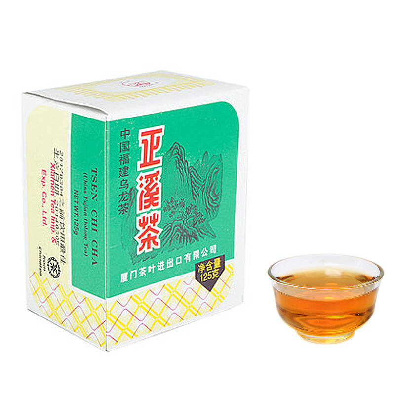 中茶 海堤茶叶 乌龙茶 武夷岩茶 正溪茶125g/盒 at207图片
