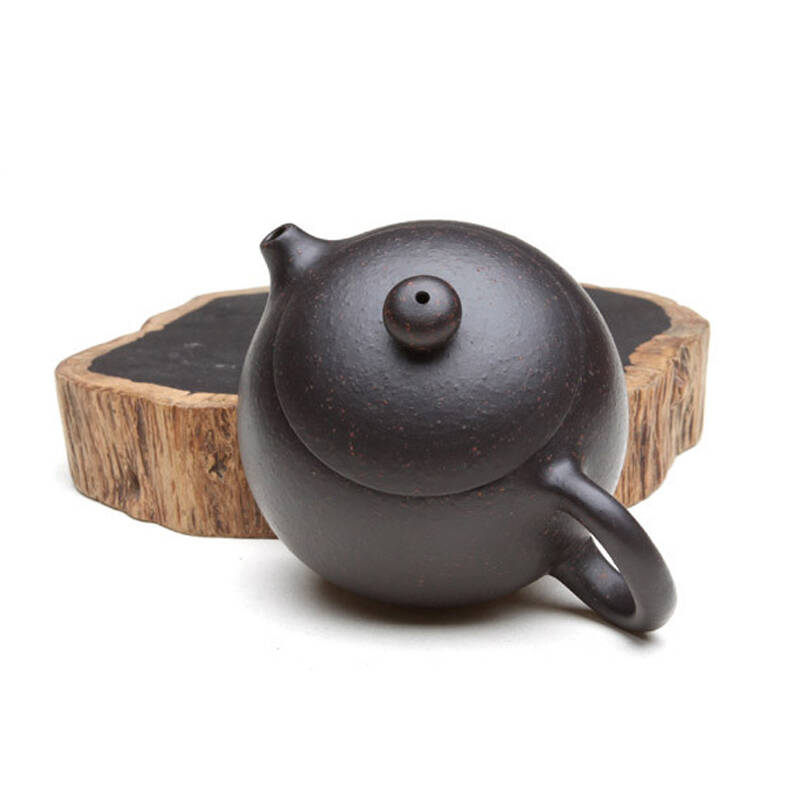 壹壶知雅宜兴紫砂壶范峰云手工小西施壶黑珍珠朱砂红颗紫砂茶具茶壶