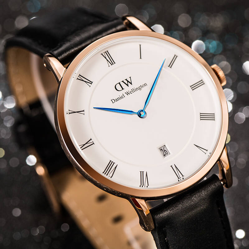 丹尼尔惠灵顿(daniel wellington)dw男士手表蓝针时尚