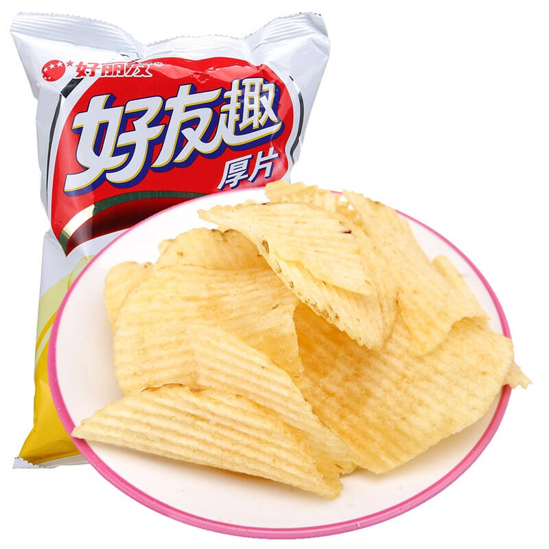 orion 好丽友 好友趣 薯片 纯香原味 75g 袋装 自营