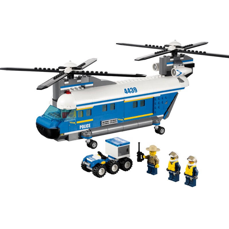 lego 乐高 city 城市系列 大型空运直升机 4439 京东自营