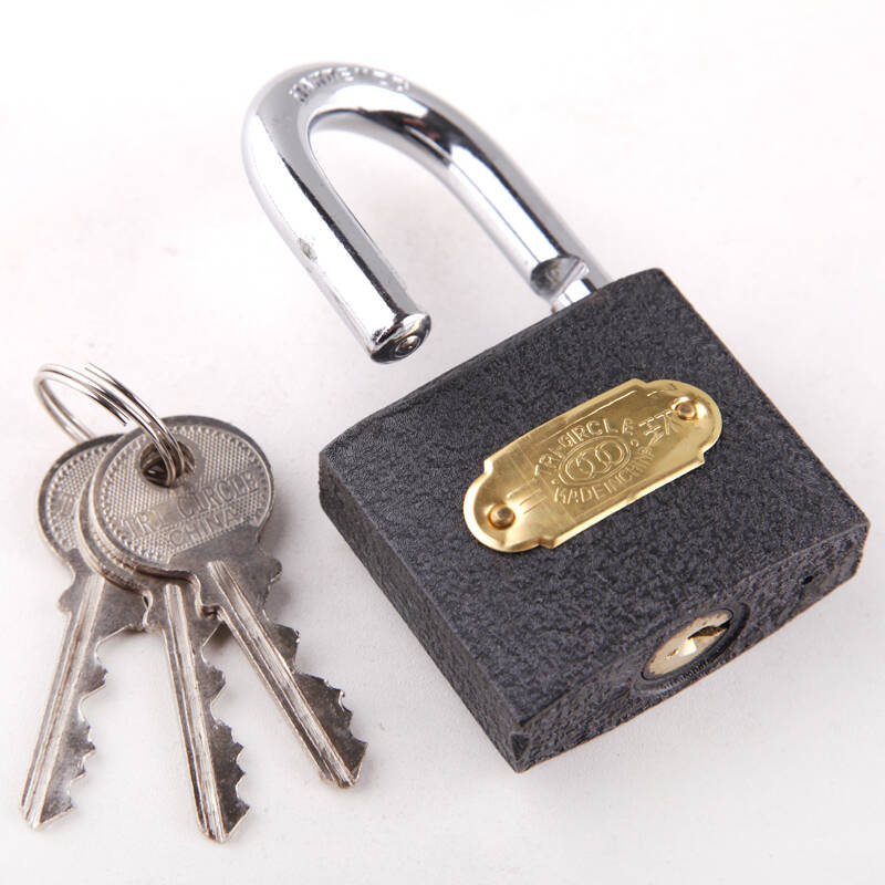 三环挂锁 三环锁 房门橱柜抽屉机箱锁 家用锁具 32mm - 京东