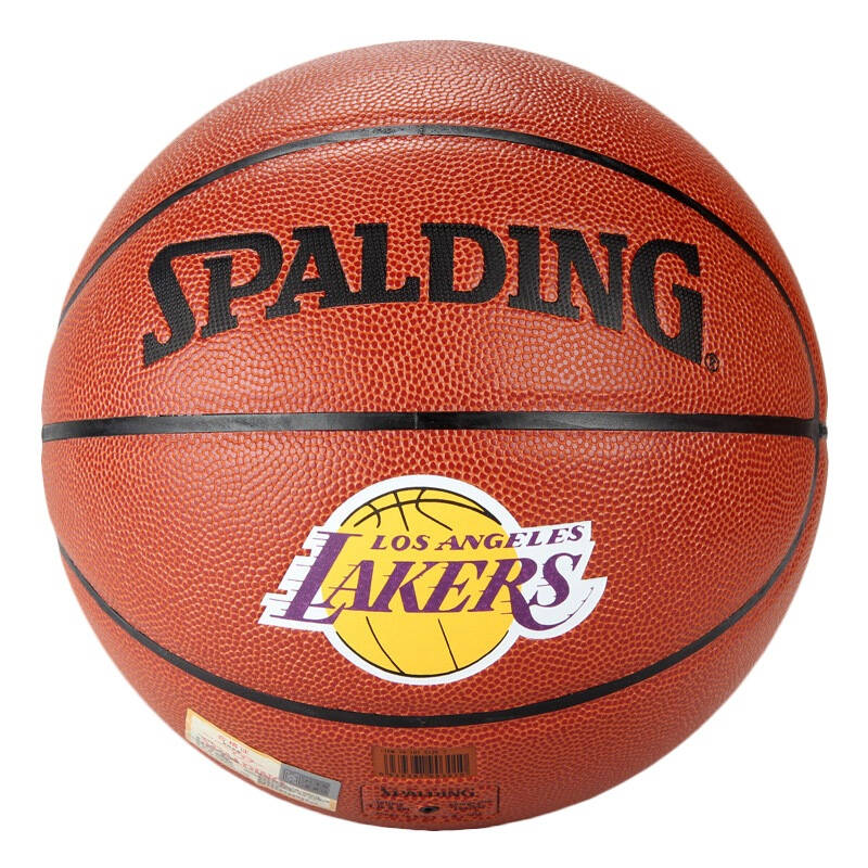 spalding斯伯丁74161洛杉矶湖人队科比签名版pu材质篮球