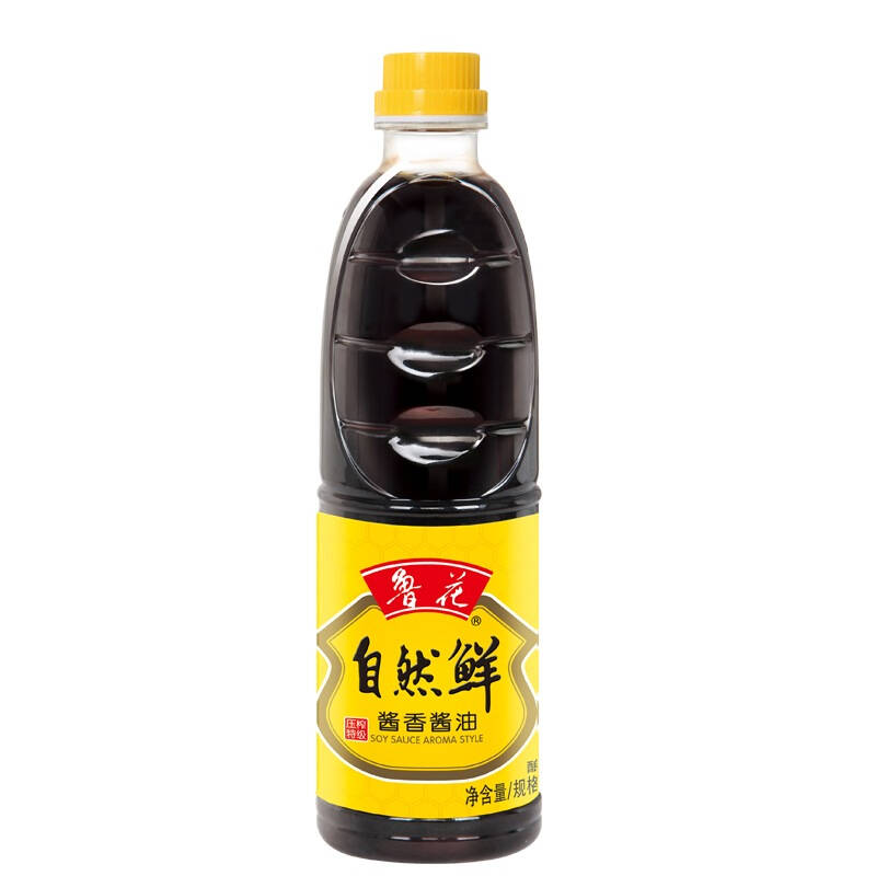 鲁花 自然鲜 酱香酱油 800ml 瓶装 京东自营