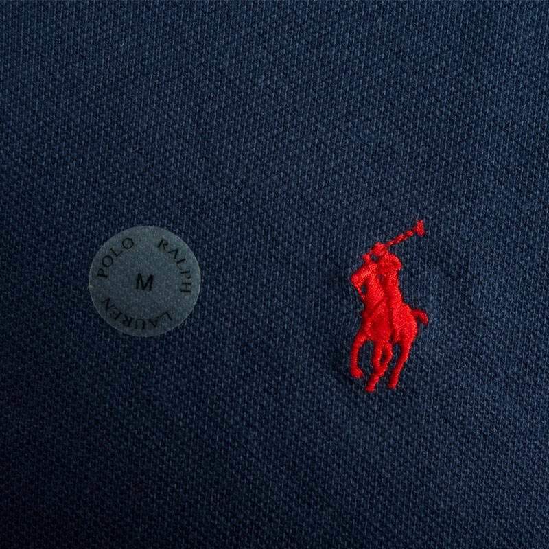 保罗拉夫劳伦(polo ralph lauren)男款小马标polo衫 mesh polo 藏蓝色