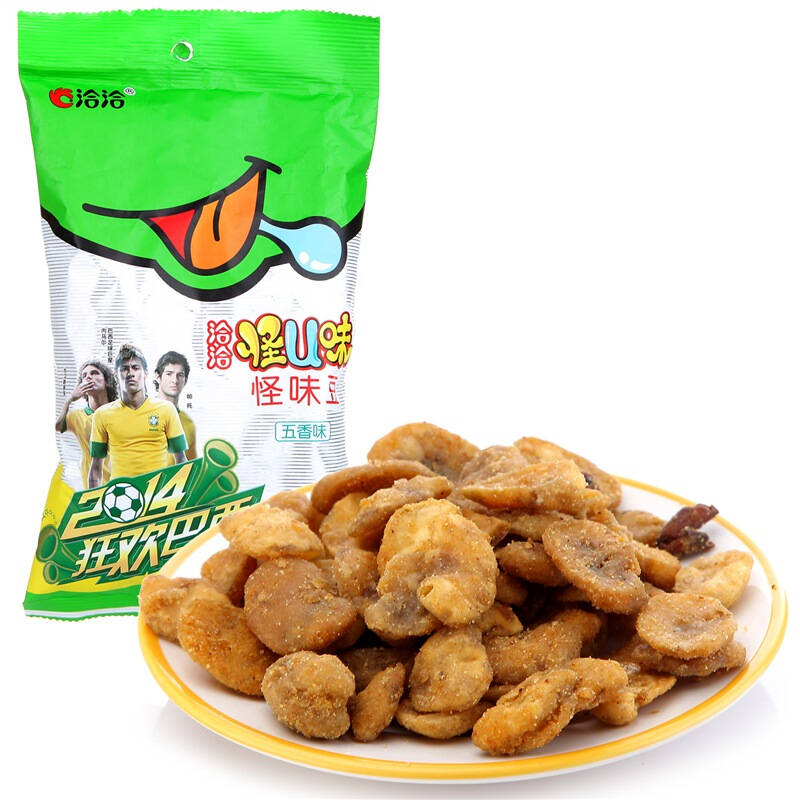 洽洽 怪u味怪味豆 五香味 130g/袋 自营