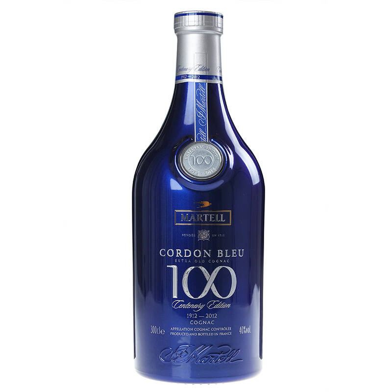 蓝带盛颂一百周年限量版3000ml martell干邑白兰地法国原装进口洋酒