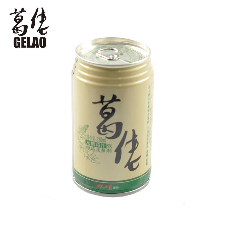 葛佬葛汁 纯天然无糖葛根汁 葛根无糖饮料310ml/罐