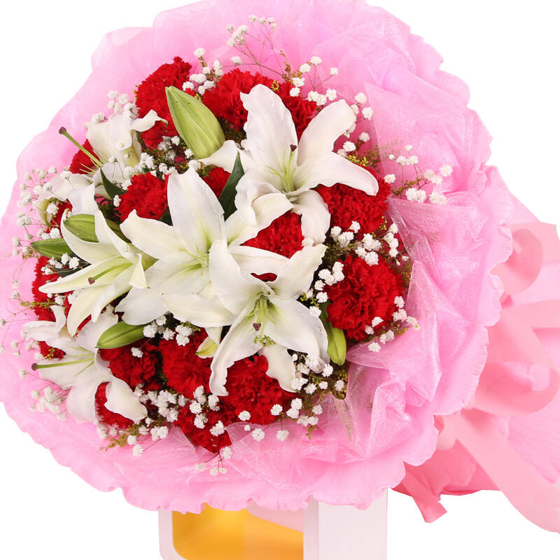 母亲节鲜花 生日礼物 鲜花快递 康乃馨礼盒 康乃馨花束 送妈妈鲜花 11